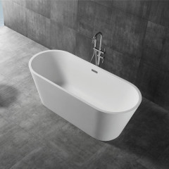 Factory Wholesale Oval Freestanding Stone Resin Bathtub XA-8820