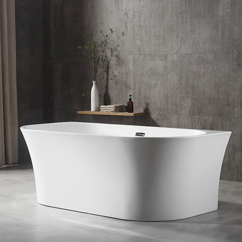 Werkseitige Qualitätssicherung, freistehende Acrylbadewanne TW-6625