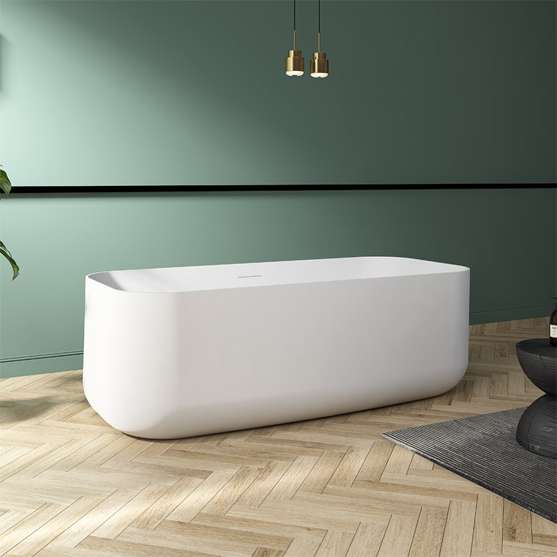 Exporteur Rechteckige freistehende Acrylbadewanne TW-7692