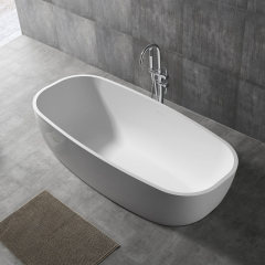Fabrikversorgung Qualitätssicherung Ovale freistehende Badewanne aus Kunststein XA-8802