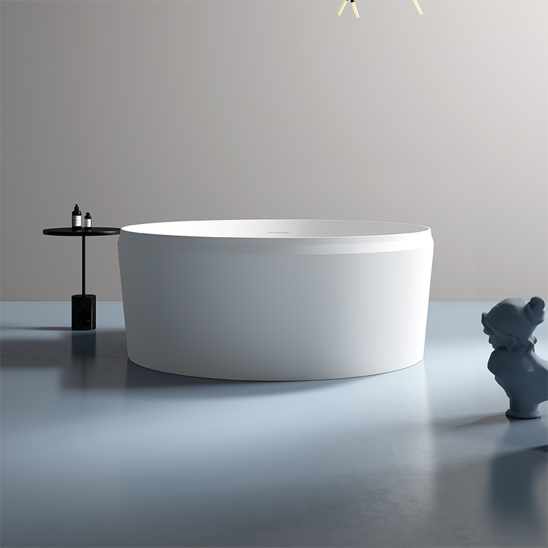 Wholesale Fashion China High-End Round Freestanding Acrylic Bathtub TW-7639