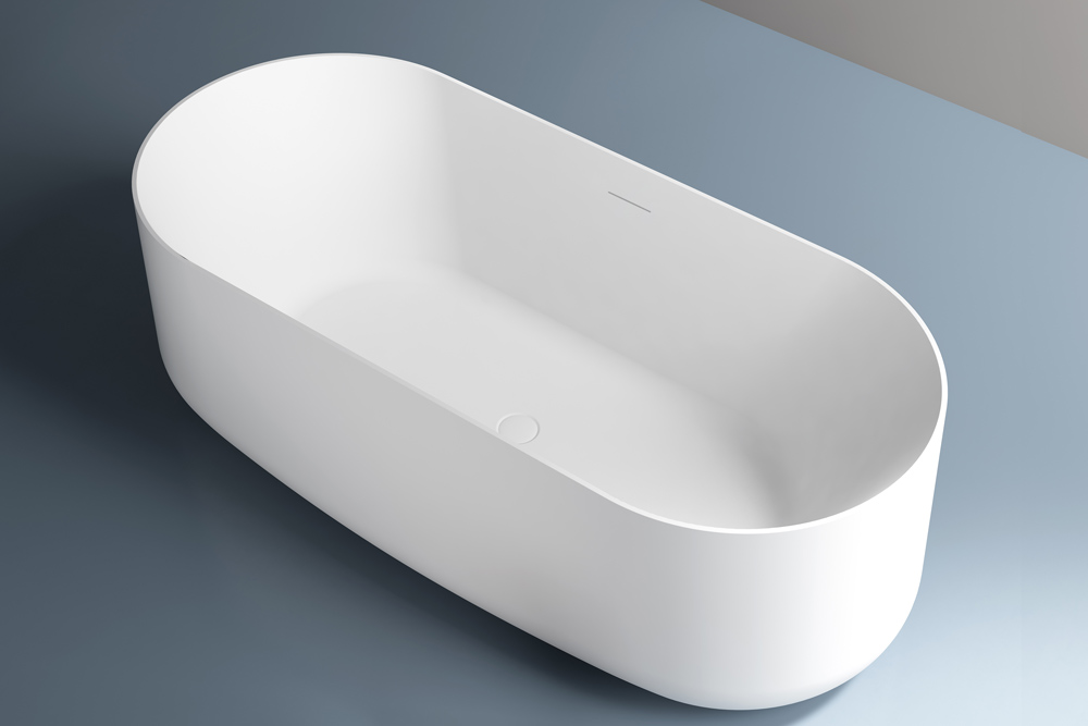 Best Quality White Oval Freestanding Acrylic Bathtub TW-7691