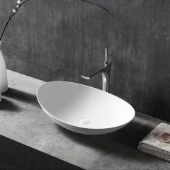 China Wholesale Factory Oval Above Counter Top Wash Basin XA-A76