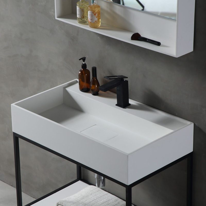 Factory Wholesale Console Sink With Shelf Floor Bathroom Cabinet TW-2017