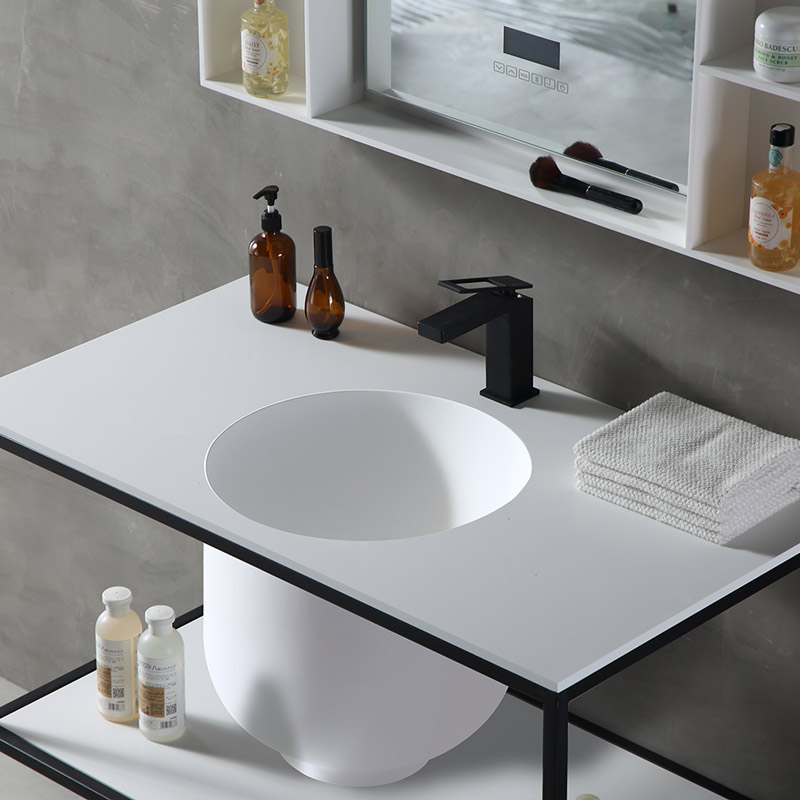 Supplier Console Sink With Shelf Floor Bathroom Cabinet TW-2091