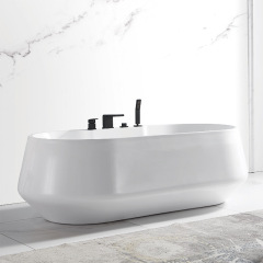 Fabrikversorgung Qualitätssicherung Ovale freistehende Acrylbadewanne TW-6610