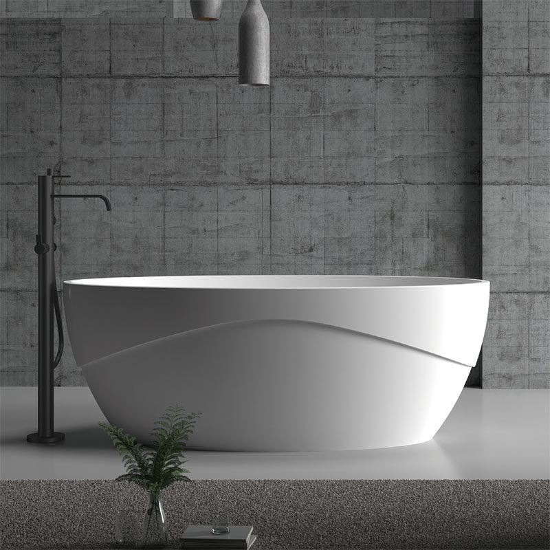 Quality Wholesale Unique Design Oval Freestanding Acrylic Bathtub TW-6609