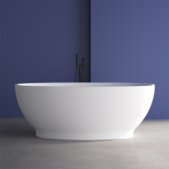 Fabrikversorgung Qualitätssicherung Bunte ovale Acryl-Badewanne mit Sockel TW-6686