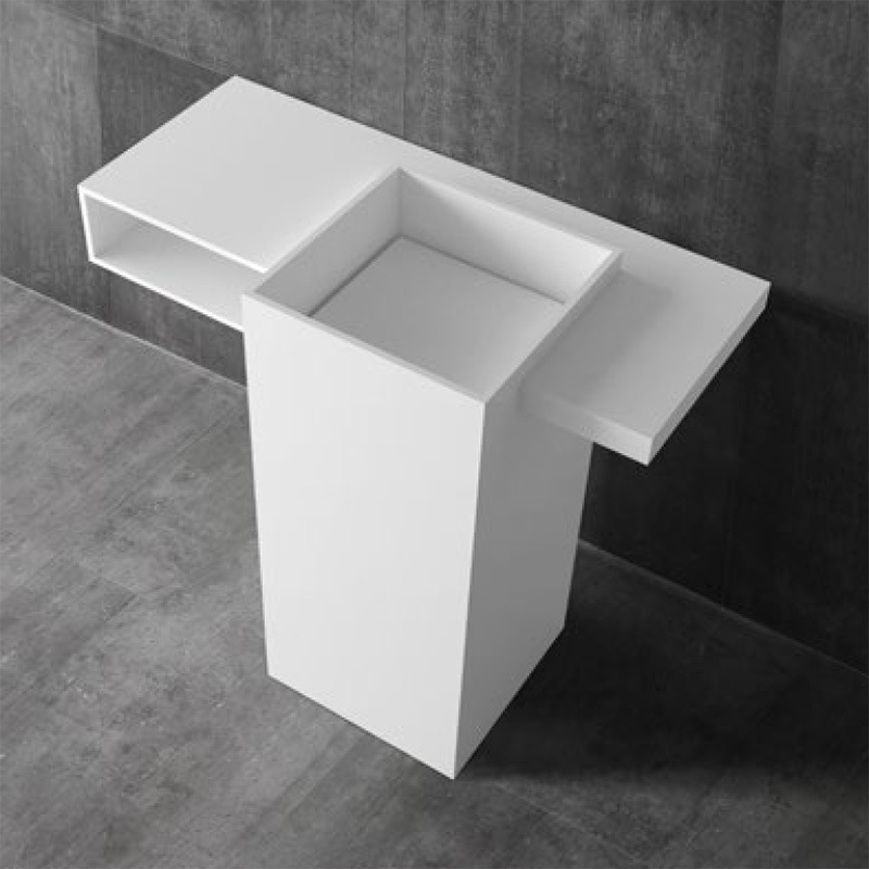 Hot Style Wholesale Freestanding Pedestal Bathroom Wash Basin Sink XA-Z83