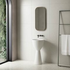 Wholesale High End Quality Round Freestanding Pedestal Sink Bathroom Wash Basin TW-Z361