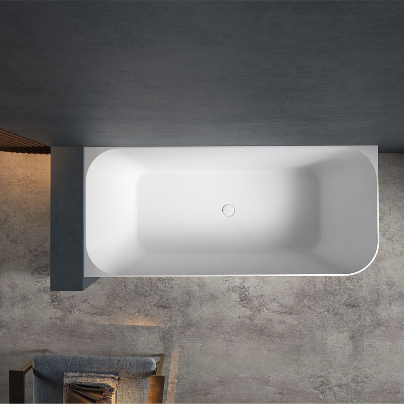 Factory Supply Quality Assurance Corner Freestanding Solid Surface Bathtub TW-8611