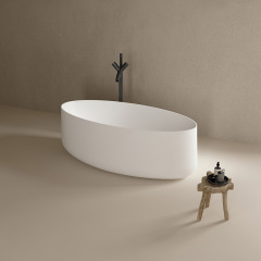 Hochwertige freistehende Badewanne mit fester Oberfläche im Großhandel TW-8693