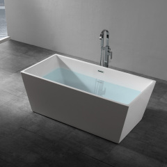 Beliebte Großhandelsdesigner-Rechteck-freistehende Acrylbadewanne XA-123