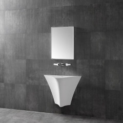 Heißes Art-Großverkauf-Dreieck-freistehendes Sockel-Badezimmer-Waschbecken-Waschbecken XA-Z60