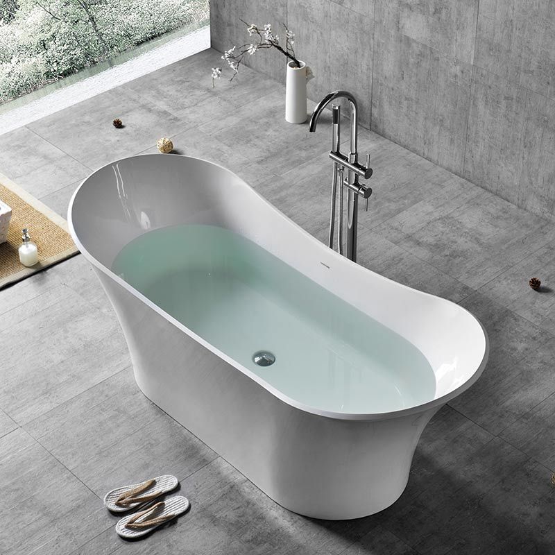 Wholesale Price Oval Freestanding Stone Resin Bathtub XA-8821