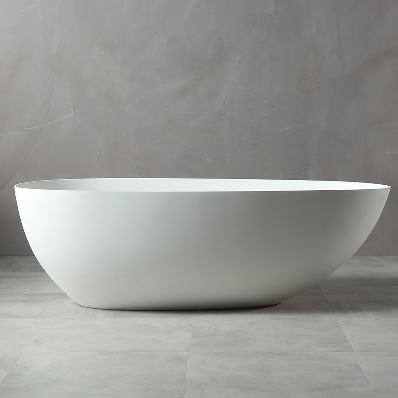 Factory Supply Quality Assurance Freestanding Artificial Poly Stone Bathtub XA-8866