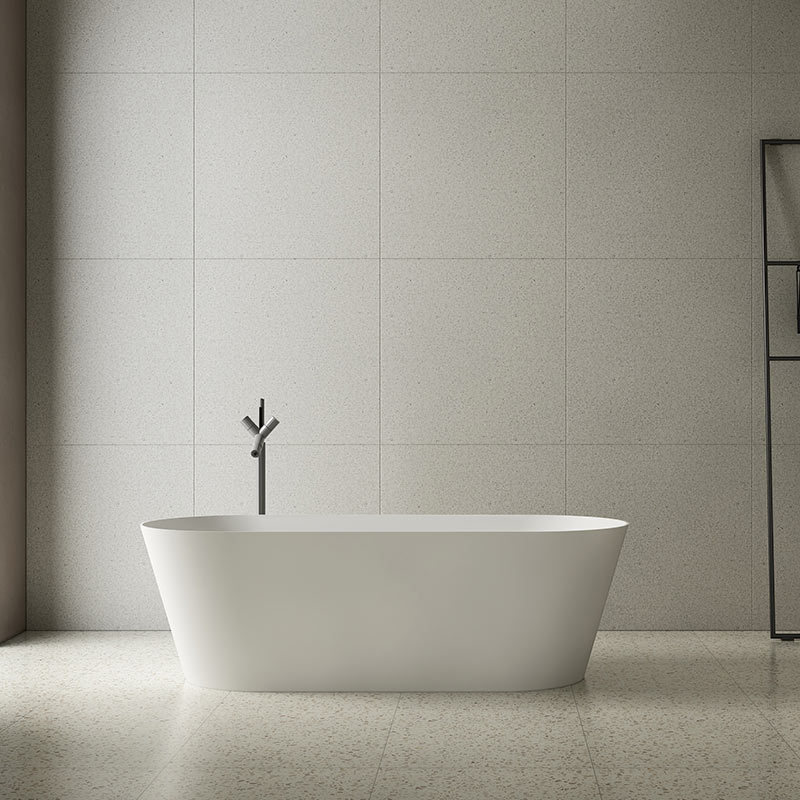 Exporteur Ovale freistehende Badewanne aus Kunststein XA-8861