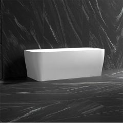 Wholesale Fashion Rectangle Freestanding Back To Wall Acrylic Bathtub TW-7608