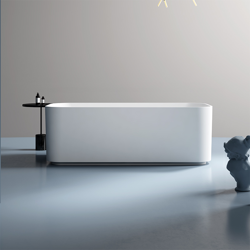 Hochwertige, rechteckige, freistehende Acryl-Badewanne im Großhandel mit einzigartigem Design TW-7616