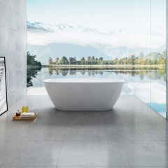 Hot Style Wholesale Oval Freestanding Solid Surface Bathtub XA-8508
