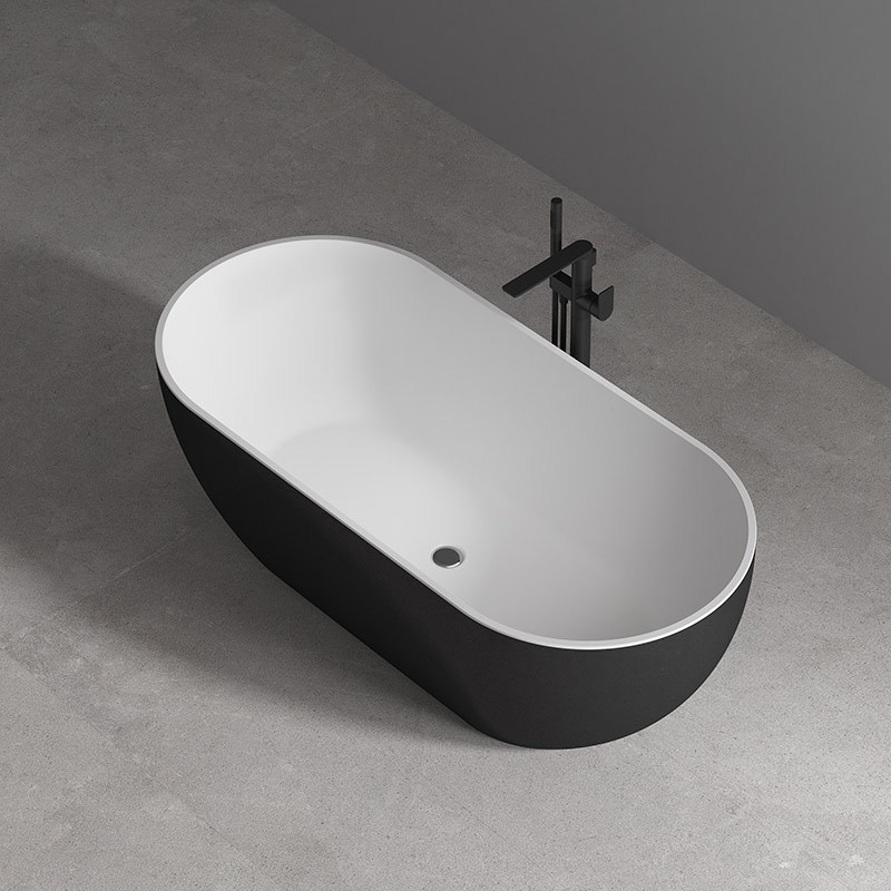 Supplier Colorful Oval Freestanding Acrylic Bathtub TW-6656