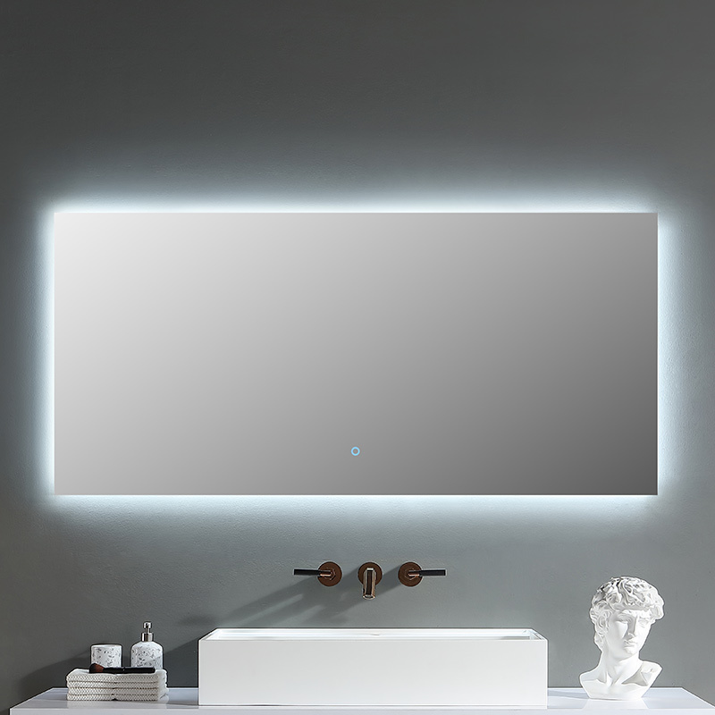 China Wholesale Factory Wall Mounted Bathroom Makeup Mirror With LED Lights TW-ML60