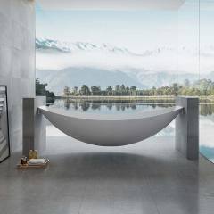 Wholesale High End Quality Freestanding Acrylic Floating Hammock Bathtub TW-6699