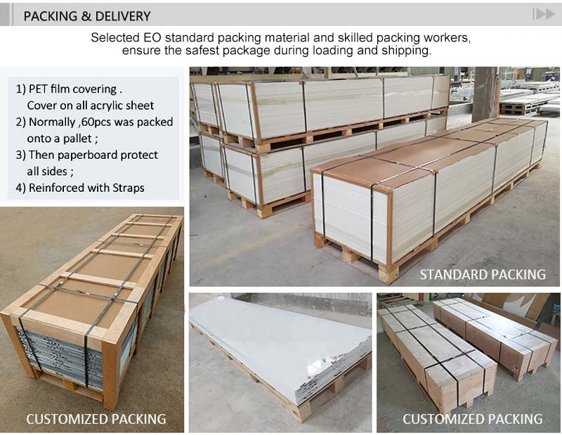 T&W Solid Surface Sheets Packing And Delivery