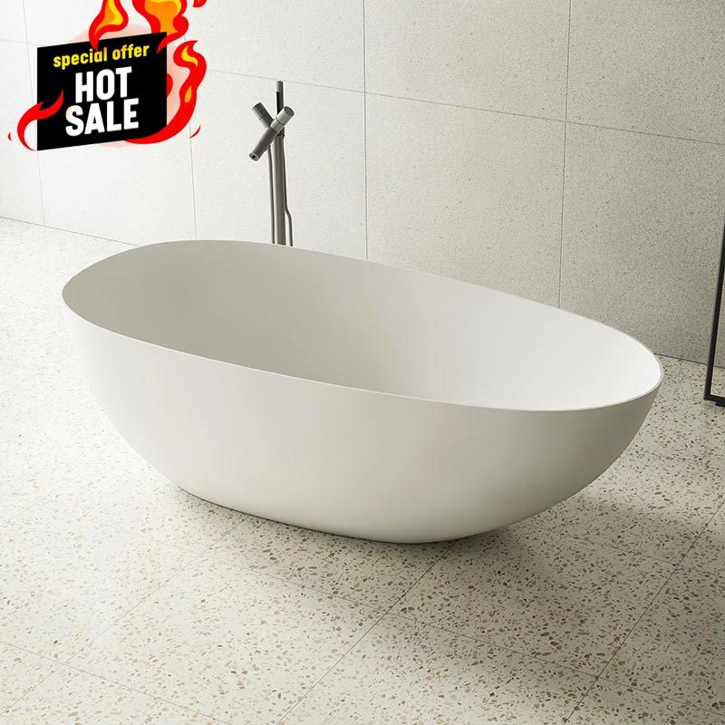 Factory Supply Quality Assurance Freestanding Artificial Poly Stone Bathtub XA-8866