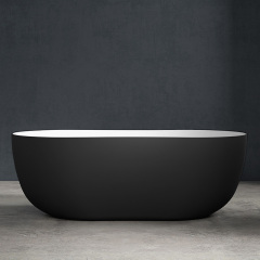 Manufacturer New Design Oval Freestanding Acrylic Hourglass Bathtub TW-7603