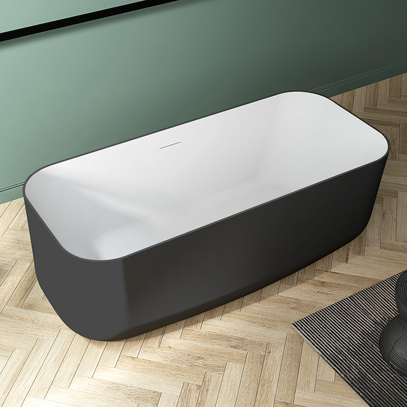 Exporteur Rechteckige freistehende Acrylbadewanne TW-7692