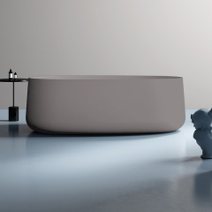 Hochwertige, ovale, freistehende Acrylbadewanne im Großhandel mit einzigartigem Design TW-7698