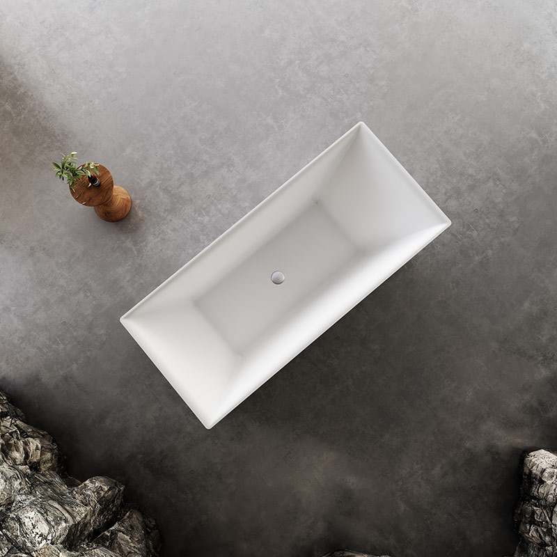 Beliebte Großhandelsdesigner-einteilige freistehende Acrylbadewanne XA-065