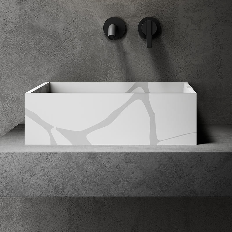 Factory Wholesale Marble Texture Counter Top Bathroom Sink SW-HA181