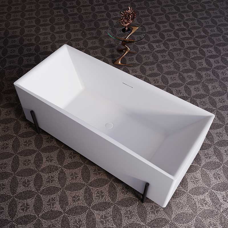 Factory Supply Quality Assurance Rectangle Stand Acrylic Bathtub XA-085