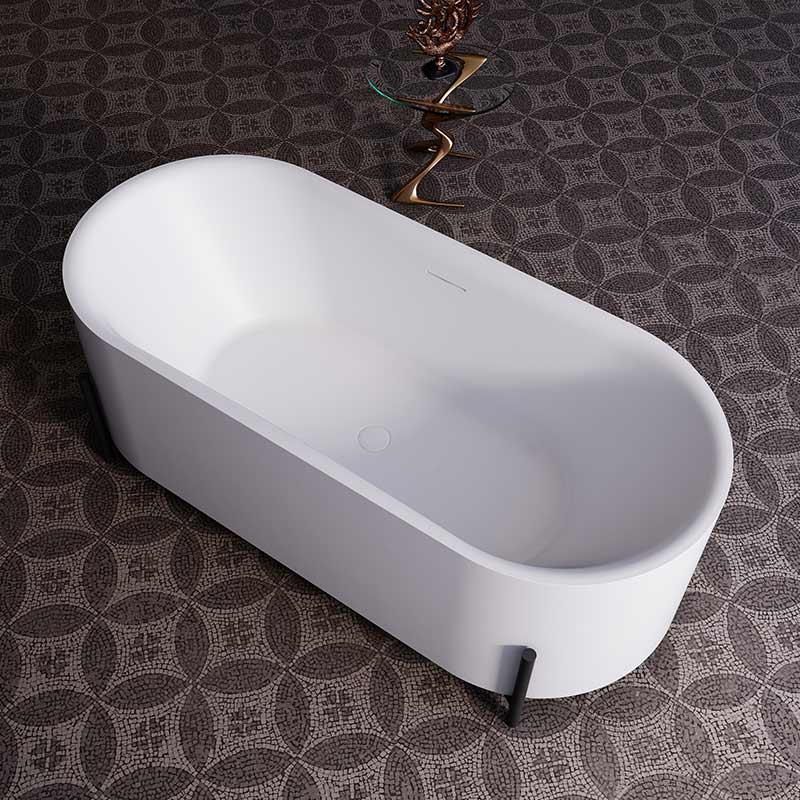 Factory Wholesale White Acrylic Stand Bathtub XA-080