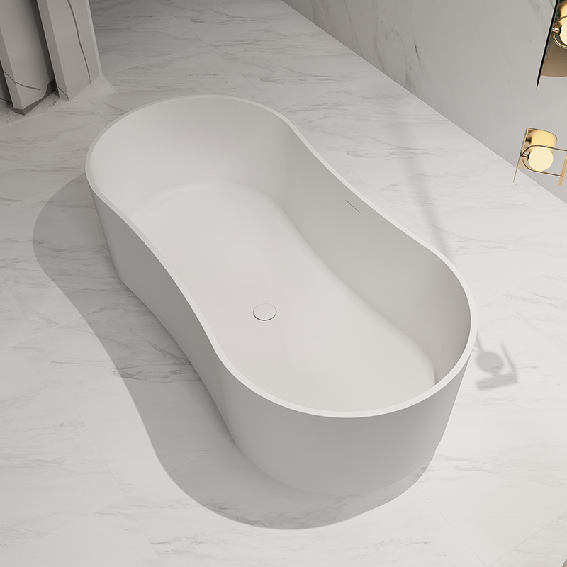 Factory Wholesale Freestanding Solid Surface Bathtub TW-8702