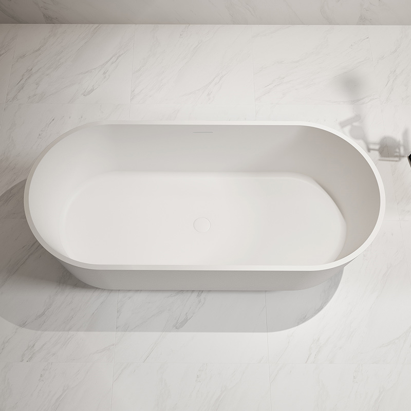 Hersteller: Elegante freistehende Badewanne aus Kunststein TW-8701