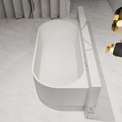 Wholesale Price Freestanding Artificial Stone Bathtub TW-8706