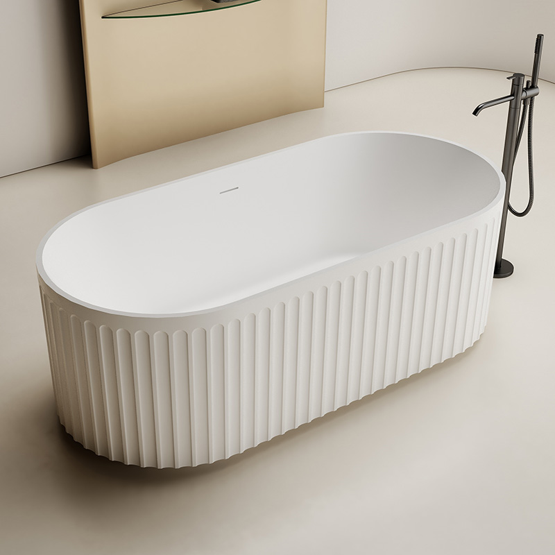 Hochwertige Großhandelsbadewanne aus Kunststein mit einzigartigem Design TW-8111