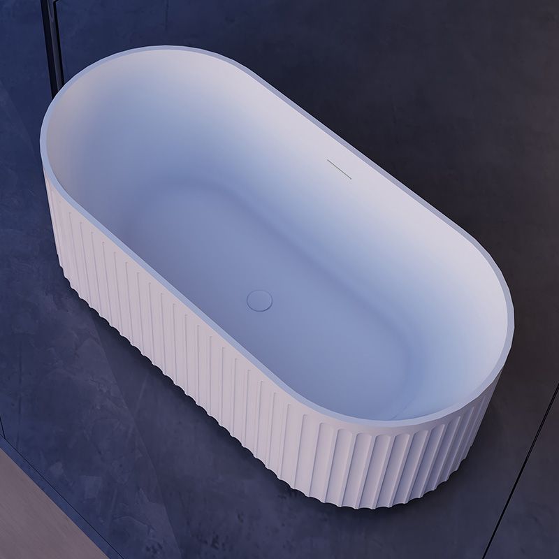 Wholesale Price Freestanding Acrylic Fluted Bathtub TW-7111