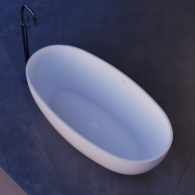 China Wholesale Factory Artificial Stone Bathtub TW-8607