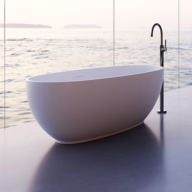 China Wholesale Factory Artificial Stone Bathtub TW-8607