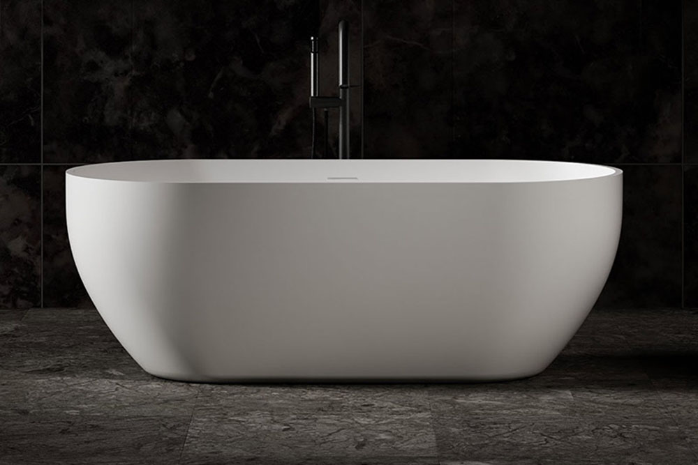 China Badewannenfabrik - T&amp;W Neue freistehende ovale künstliche Steinbadewanne TW-8501 Display