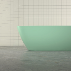 Werkseitige Qualitätssicherung, freistehende Badewanne mit fester Oberfläche XA-8508