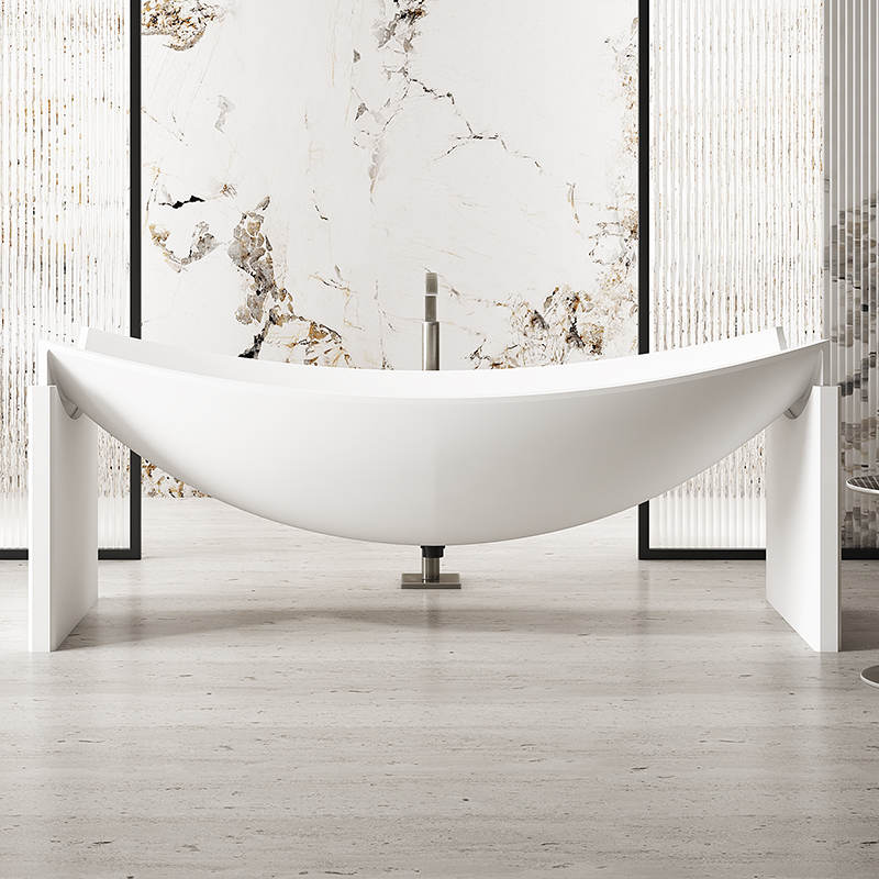 China Wholesale Factory Solid Surface Floating Hammock Suspended Badewanne TW-8997-2