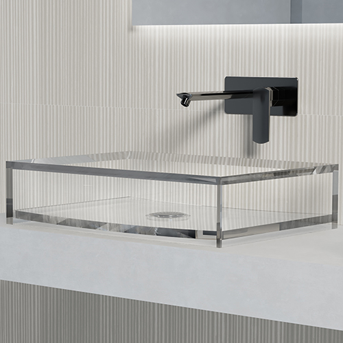 Popular Wholesale Designer Counter Top Transparent Wash Basin TW-A32CT