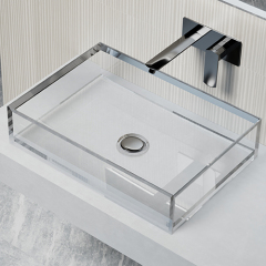 Popular Wholesale Designer Counter Top Transparent Wash Basin TW-A32CT