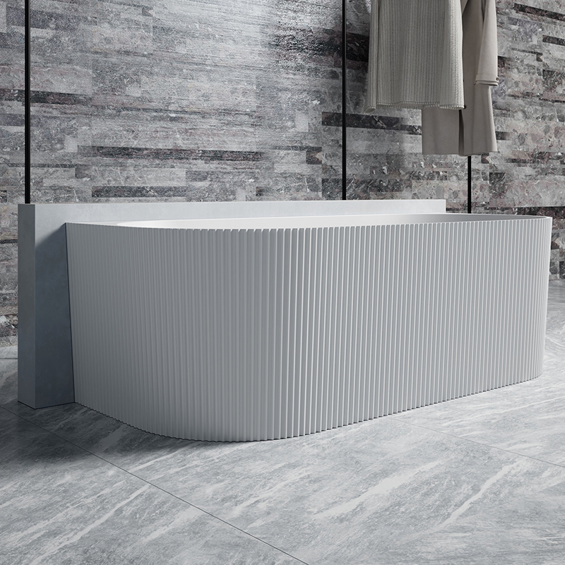 Hochwertige Großhandels-Badewanne mit fester Oberfläche und einzigartigem Design TW-8306