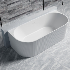 Hochwertige Großhandels-Badewanne mit fester Oberfläche und einzigartigem Design TW-8306